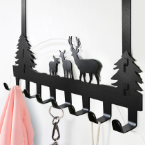 Door back hook artifact hanger Bedroom door upper hanger Wall punch-free door back clothes wall rack