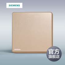 Siemens switch socket Ruizhe rose gold Type 86 blank panel official flagship store