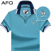 2021 Summer Paul polo shirt mens short sleeve T-shirt cotton lapel half sleeve loose mens trend