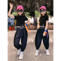 Girls Summer Suit 2022 New Trendy Bully Girls Great Boy Nets Red Children Foreign Air Blast Street Summer Dress Boomer Cool