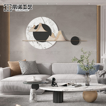 Light luxury sofa background wall decoration pendant bedroom restaurant wall decoration designer same type iron wall hanging decoration