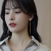 Long Style Streaming Suear Line 2022 New Tide Niche Design Superior Earrings Temperament Earrings Stylish Ear Trinkets