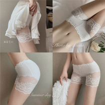 Lace Anti-Walking Light Safety Panties Women Spring New Sexy no-scratches lining shorts to collect ventral Tites and butt bottom pants