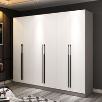 New wardrobe household bedroom modern simple net celebrity open door wardrobe sub-assembly adult hanging large wardrobe bag installation