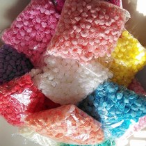 3 5cm emulated foam PE rose flower with hand decorated flower ring with flower fake flower small flower head whole bag 500