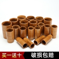 Carbonized bamboo tube Bamboo tank cupping beauty salon special tank for traditional Chinese medicine Household set boiled bamboo moisture absorption and dehumidification