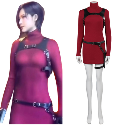 Custom Resident Evil 5 Ada Wong Cheongsam Cosplay Costume – Coserz
