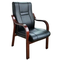 Special Office conference chair home high backrest boss seat solid wood four-legged chess room special mahjong table chair