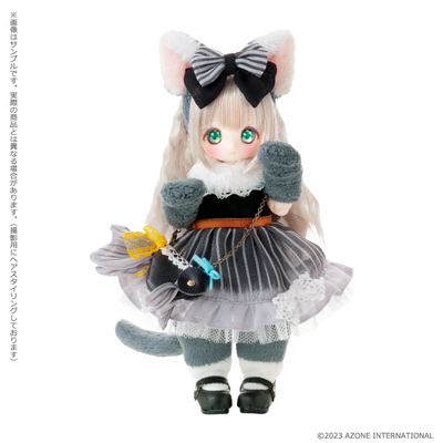 taobao agent [The policy is for display only] Azone 12 points doll candy cup baby cat と goldfish and silver cat