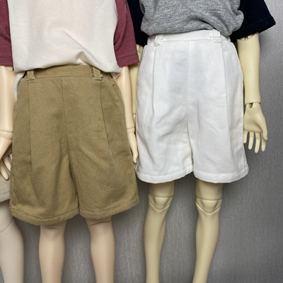 taobao agent Melon seeds and ball homemade baby clothes BJD quarter -class work shorts casual loose and loose waist 1/4