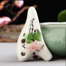 Pottery Flute 6 Holes Treble C Intonics Starter Professional Playing Student Adult Portable Mini Six-hole Pottery Flute