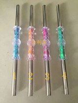 304 stainless steel stair handrail water rising column Imitation crystal column Balcony guardrail decorative fence accessories railing