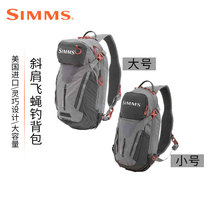 American SIMMS Luya bag shoulder shoulder cross body waterproof backpack fly fishing multi-function fishing gear running bag Hand bag