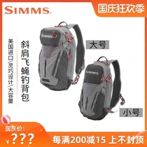 American SIMMS Luya bag shoulder shoulder cross body waterproof backpack fly fishing multi-function fishing gear running bag Hand bag