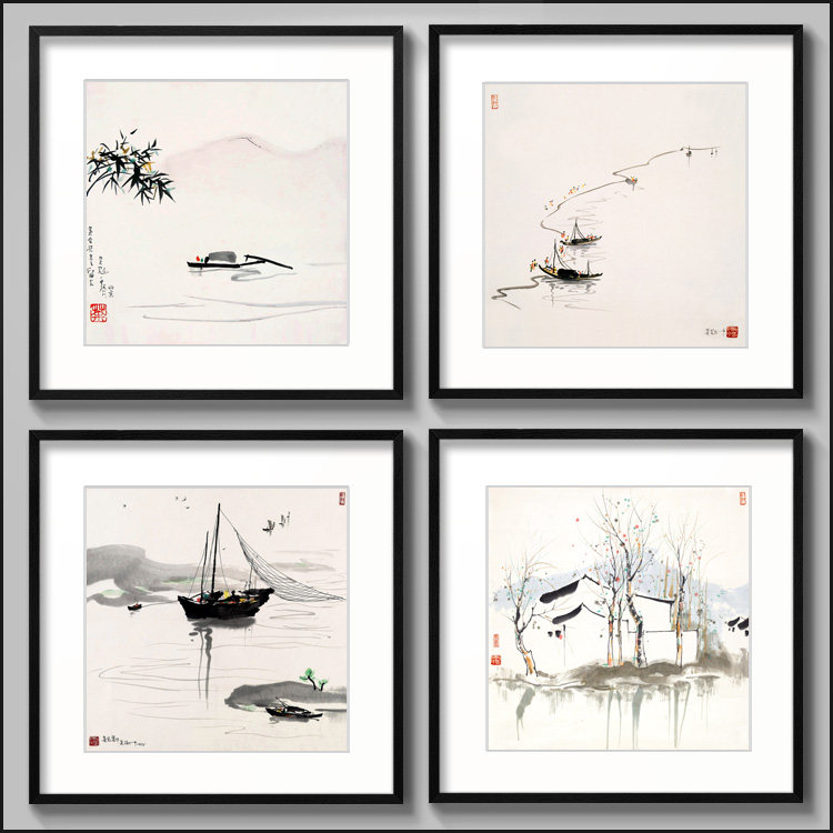 吴冠中江南挂画-吴冠中江南挂画促销价格、吴冠中江南挂画品牌- 淘宝