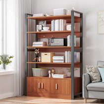 Multi-storey storage cabinet floor-to-ceiling household cabinet living room wall sundries storage rack balcony small cabinet wooden lockers