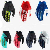 19 100% 100 percent long finger off-road gloves motorcycle bike racing gloves