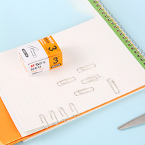 Chenguang Stationery No. 3 Anti-rust paper clip 100 28mm long U paper clip office supplies ABS91696