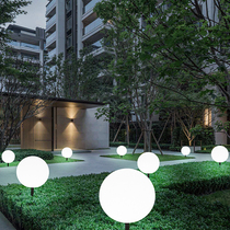 LED lawn luminous ball outdoor waterproof courtyard plug-in color light Garden villa landscape waterproof spherical street light
