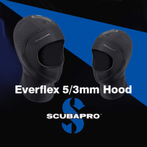 SCUBAPRO HOOD Everflex 3mm professional diving warm headgear leisure diving cap