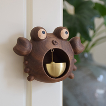 Japanese crab Wind Bell Bell Bell Bell refrigerator sticker open door reminder door copper bell housewarming gift
