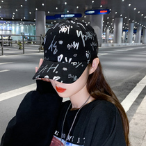 Tide brand hat female Joker casual cap spring net red letter printing sun hat fashion Korean baseball cap