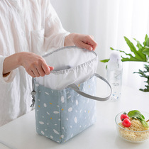Lunch box bag Aluminum foil thickened hand carry bento bag Rice bag Bento box School insulation work tote bag with rice