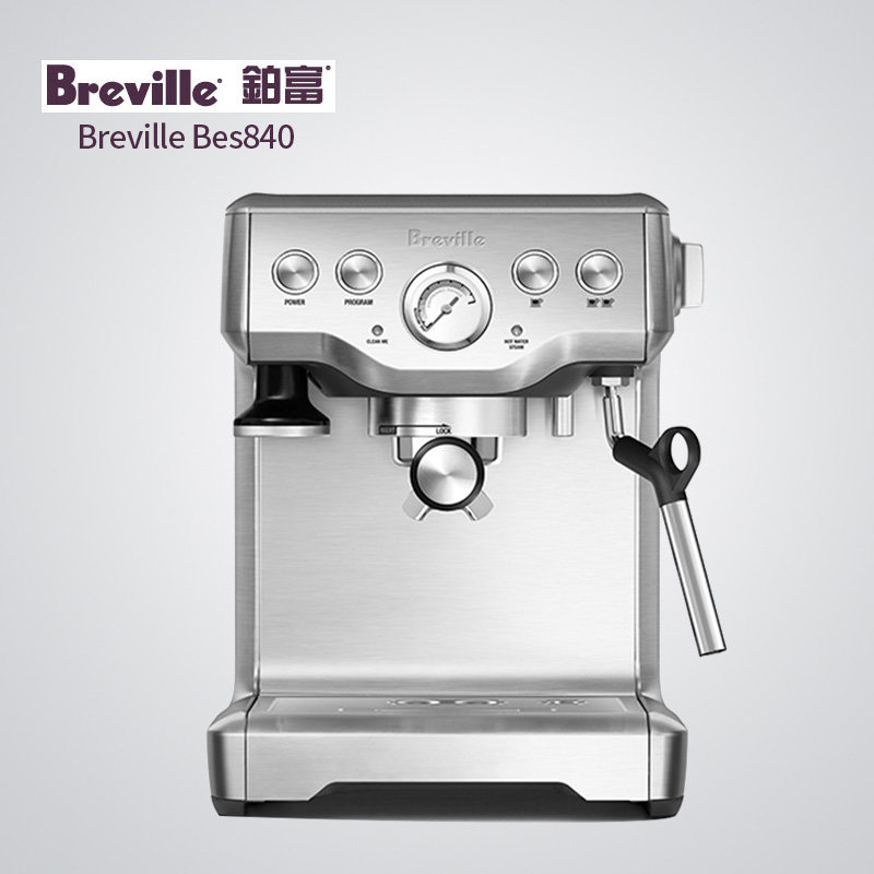 Breville Platinum BES840 semi-automatic home-made Italian coffee machine milk foaming commercial