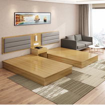 Hotel Furniture Mark with a full set of custom guesthouses beds Standard room Rooms Bed Folk bunk beds rental single Double beds