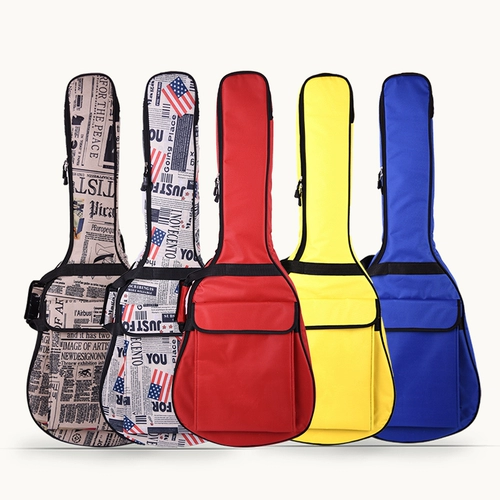 Гитара, классическая сумка-чехол, рюкзак, увеличенная толщина, надевается на плечо, 41 дюймов
