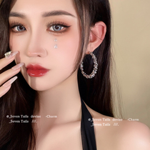 Big Earrings Earrings European and American Personality Exaggerated Circle Earrings Female 2022 New Tide Temperament Exaggerated Net Red Earrings