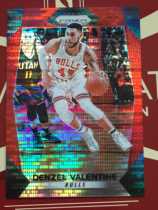 NBA star Kapanini 2017-18 prizm Bulls Valentine Red Ripple Fold 25