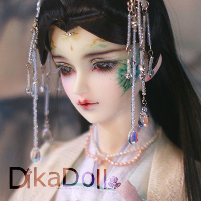 taobao agent Dikadoll dk spot Lotus Corporal black costume modeling white hand hook beauty tip BJD wig