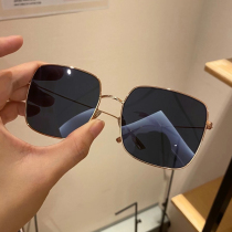 d Home ink mirror woman 2022 new wave advanced sensation large face slim sunglasses female anti-UV ultralight box