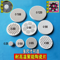 Commercial high temperature resistant ceramic sheet heating stove Poly thermal ceramic sheet cordierite infrared honeycomb ceramic plate