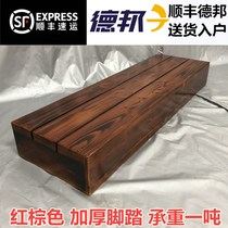 Multi-purpose solid wood foot pedal foot stool Step footboard Shower footrest Balcony clothes drying booster stool can be customized
