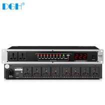 DGH professional 8-way power sequencer 10-way controller High-power socket sequence manager independent control