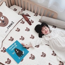 Japanese baby mat summer baby bed Ice Silk game blanket soft mattress kindergarten nap mat