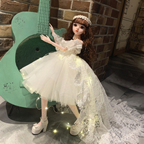 Children 60cm doll toy set girl princess Queen simulation da li he oversized dress up large-scale