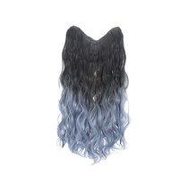 Wiggle female big wave gradient pick-up piece of U-shaped long curly hair lady no trace lifelike clip