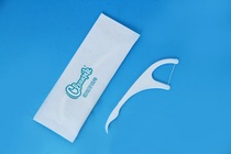 Each individually packed cleanpik dental floss stick ultra-fine 500 pack dental floss toothpick bow cleaning teeth