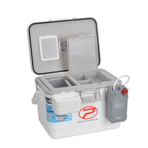 Japan imported prox live shrimp oxygen box Luya live fish bucket one-piece fish box fishing shrimp incubator incubator