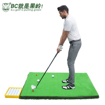 Send ball box ball tee golf pad 1*1 2m long and long grass double-sided swing cutting Pad B C