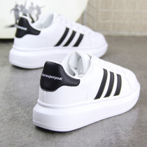 Tide brand couple inner height-increasing casual shoes womens shoes all-match muffin thick-soled sports board shoes Korean version of student white shoes