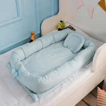Crib Medium bed Neonatal crib Portable folding comforter bed coax sleeping nest Bionic multi-function bed three-piece set