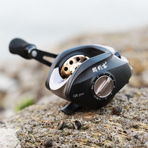 Leisure fishermen fishing reel metal water drop wheel micro-material magnetic centrifugal double brake non-explosive line sea fishing pan-use road sub-wheel