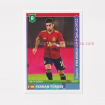 Panini Panini leads to 2022 World Cup star stickers Spain FerranTorres 525 #