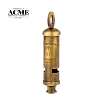 Ekomi ACME pure copper whistle survival double cavity battle metal whistle anti-air flute UK production retro 1916