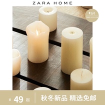 Zara Home White Romantic Cylindrical Candle Valentines Day Scene Decoration Decoration 47019065250