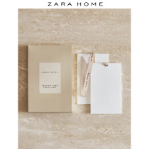 Zara Home pure linen series Black Currant wooden balmy card 3 PCs 41493740305